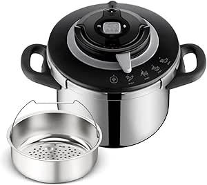Tefal Clipso+ Chef Pressure Cooker 6L 4 Programs One-Hand